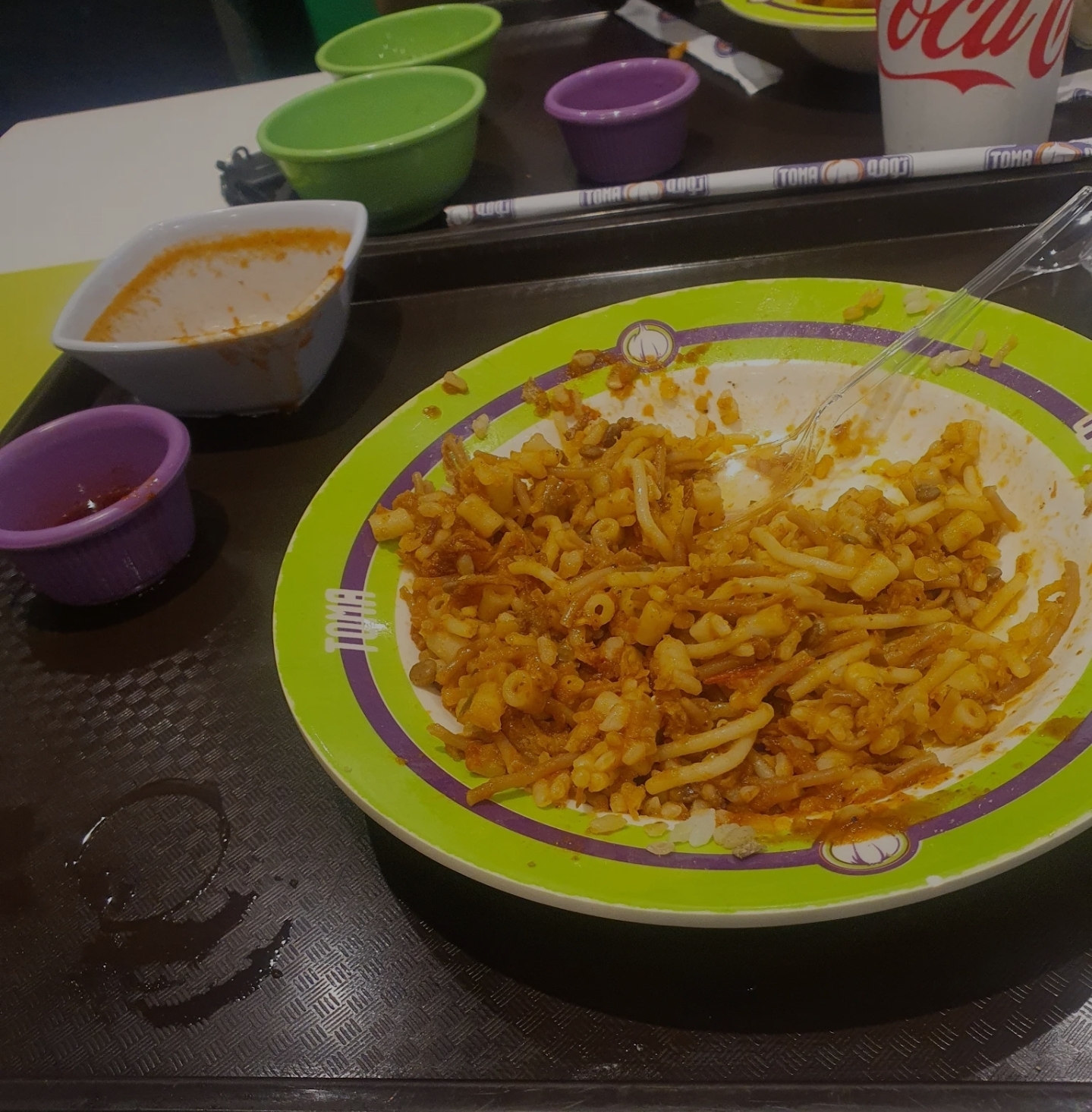 Koshary with sauce